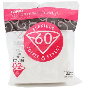 HARIO V60 COFFEE PAPER FILTER N°02 - 100 FILTER