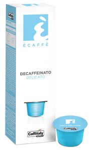 CAFFITALY 10 CAPSULES ECAFFE DECAFFEINE COFFEE
