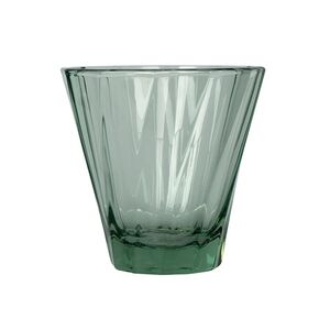 TWISTED CAPPUCCINO GLASS 180ML - GREEN