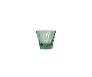 TWISTED ESPRESSO GLASS 70ML - GREEN