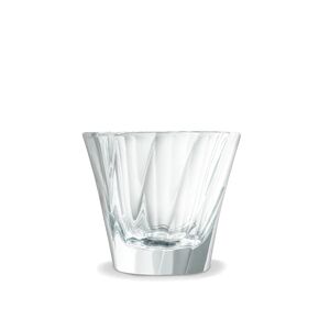 LOVERAMICS URBAN TWISTED ESPRESSO GLASS 70ML - CLEAR
